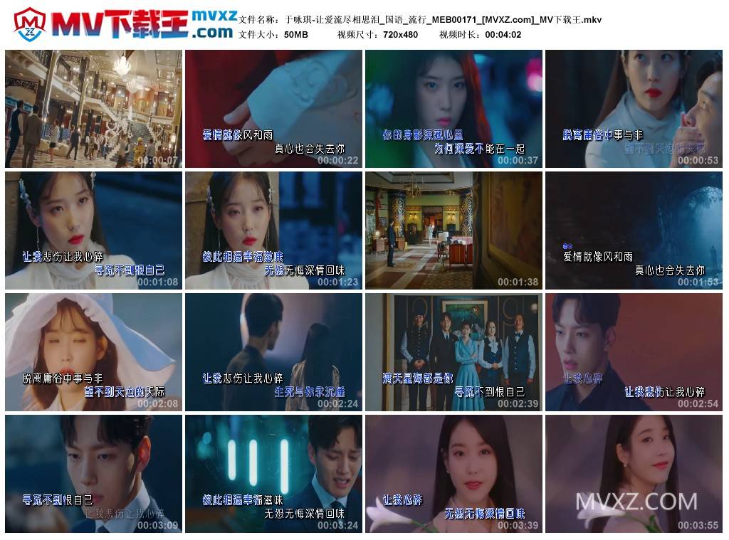 于咏琪-让爱流尽相思泪_国语_流行_MEB00171